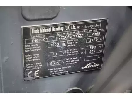 Elektrisk- 4 hjul 2008  Linde E16P-01 (15)