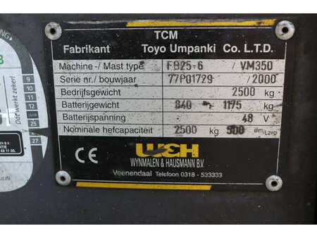 Elektro 4 Rad 2000  TCM FB25-6 (33)