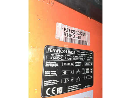 Carretilla retráctil 2016  Fenwick R14HD-01 (12)