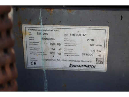 Hochhubwagen 2018  Jungheinrich EJC 216 (10)