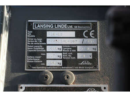 Eléctrico - 4 rodas 2001  Linde E16-02 (17)