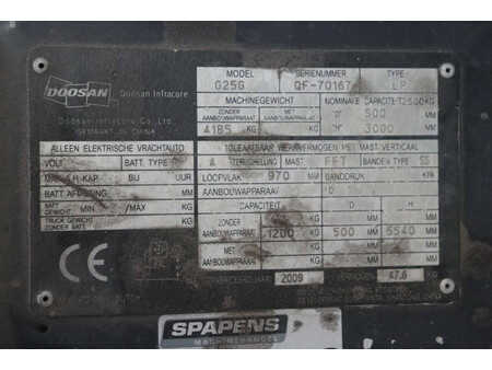 Carretilla elevadora GLP 2009  Doosan G25G-5 (32)