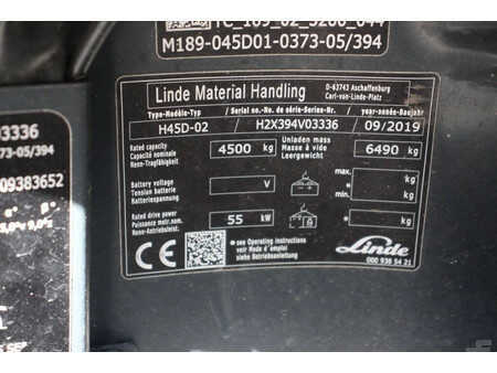 Dieselový VZV 2019  Linde H45D-02 (27)