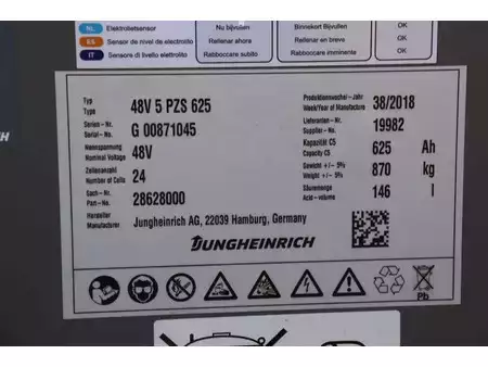 Electric - 4 wheels 2018  Jungheinrich EFG 216k (29)