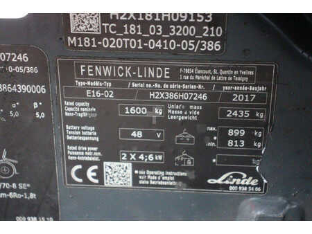 Elektro čtyřkolový VZV 2017  Linde E16-02 (15)