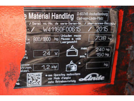 Stacker pedestre 2015  Linde D08 (13)