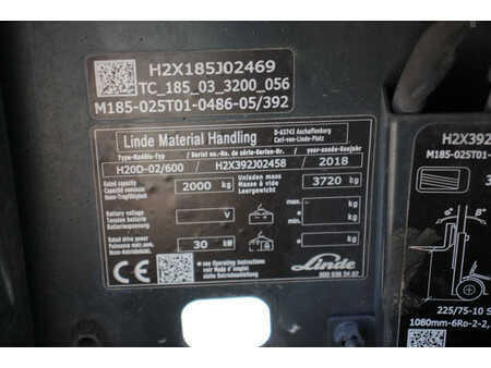 Dieselový VZV 2018  Linde H20D-02/600 (18)