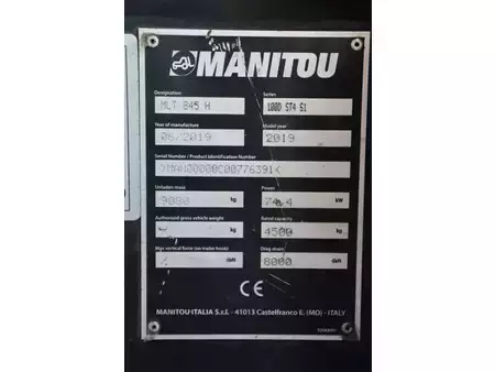 Telescopic forklift rigid 2019  Manitou MLT 845-100 H (28)