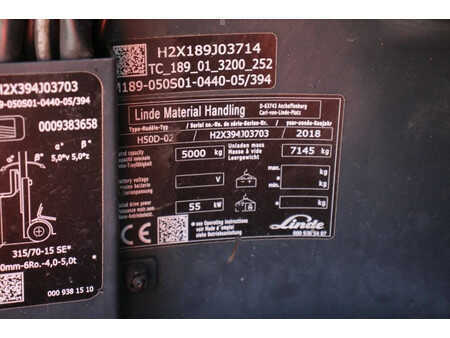 Dieselový VZV 2018  Linde H50D-02 (20)