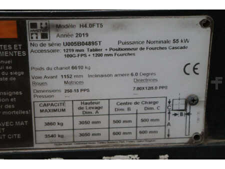 Dízel targoncák 2019  Hyster H4.0FT5 (31)