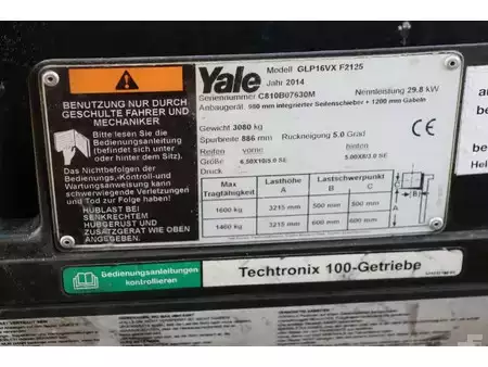 Gas gaffeltruck 2014  Yale GLP16VX (27)