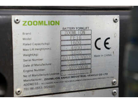Electric - 4 wheels 2023  Zoomlion 16 (23)