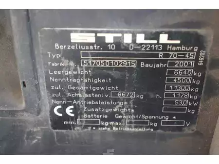 Chariots élévateurs diesel 2001  Still R 70-45 (28)