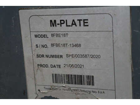 Elektromos 4 kerekű 2021  Toyota 8FBE18T (32)
