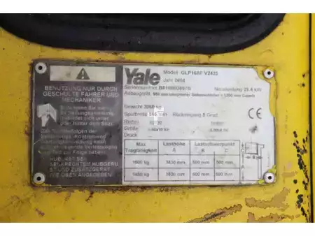 LPG heftrucks 2004  Yale GLP16AF (27)