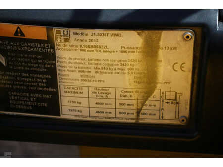 Carrelli elettrici 4 ruote 2013  Hyster J1.8XNT MWB (17)