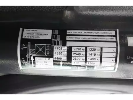 Carretilla elevadora GLP 2015  Linde H30t-02 (21)