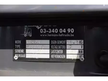 Dieselstapler 2005  Nissan FL01A15 (15)