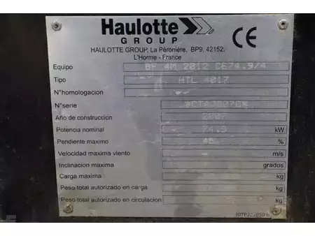 Telescopic forklift rigid 2007  Haulotte HTL 4017 (27)