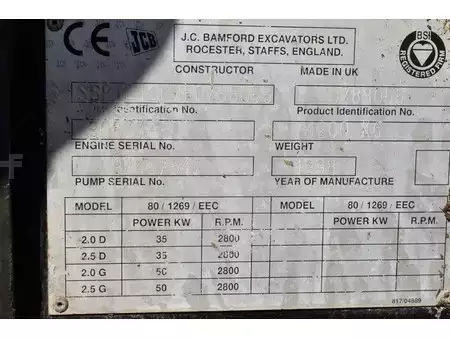 Empilhador diesel 1998  JCB 30 (18)