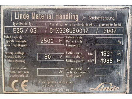 Sähkö - 4 pyör 2007  Linde E25/03 (7)