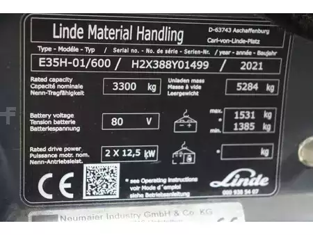 El truck - 4 hjulet 2021  Linde E35H-01/600 (25)