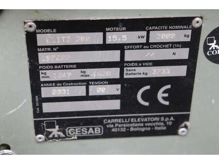 Eléctrica de 4 ruedas 2001  Cesab BLITZ300 (25)