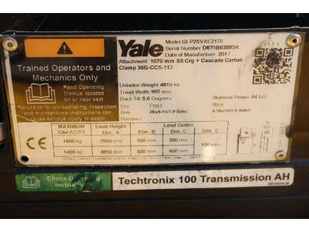 Treibgasstapler 2017  Yale GLP25VXE2170 (31)
