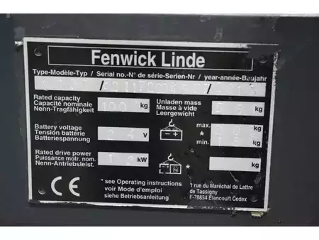 Apilador eléctrico 2016  Fenwick L10B (11)