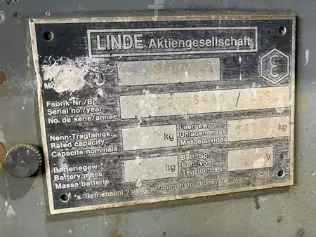 Carretilla elevadora diésel 1991  Linde H40D (9)