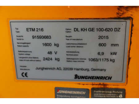 Reachtrucks 2015  Jungheinrich ETM 216 (19)