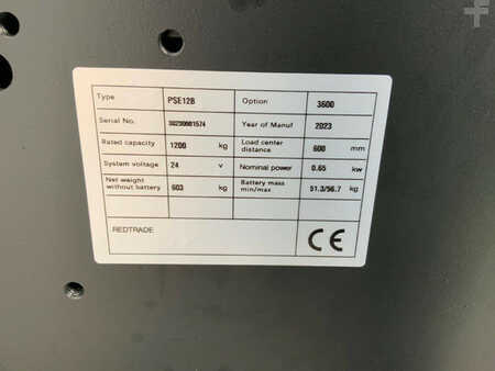 Magasemelésű béka 2023  Noblelift PSE12B36 (10)