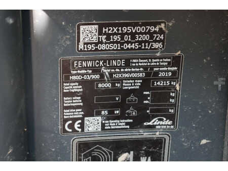 Diesel gaffeltruck 2019  Fenwick H80D-03/900 (31)