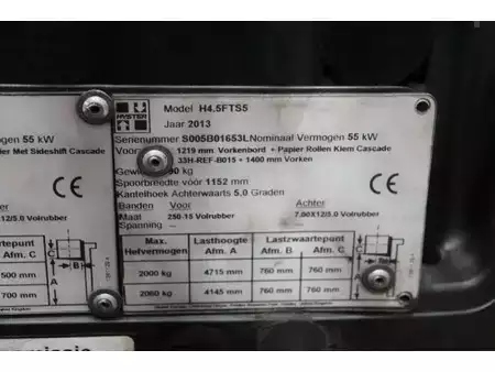 Carretilla elevadora diésel 2013  Hyster H4.5FTS5 (30)