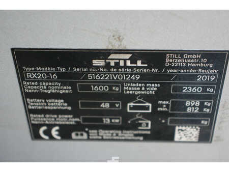 Carrelli elettrici 4 ruote 2019  Still RX20-16 (14)