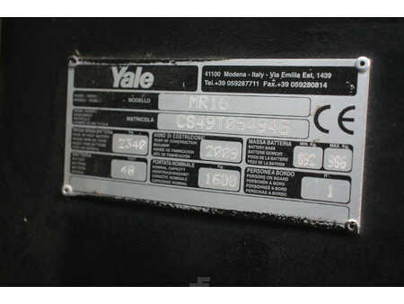 Carretilla retráctil 2009  Yale MR16 (18)