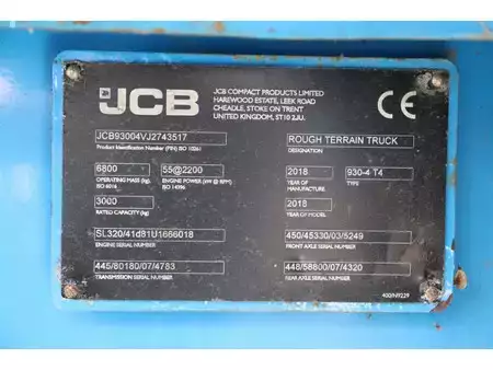 Carretilla todoterreno 2018  JCB 930 (18)