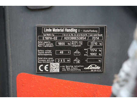 Elektromos 4 kerekű 2014  Linde E18PH-02 (13)