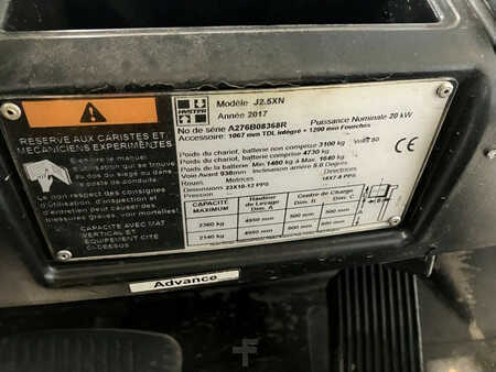 Elektro 4 Rad 2017  Hyster J2.5XN (12)