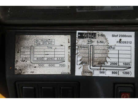 Elektro 4 Rad 2005  Jungheinrich EFG 540 (25)