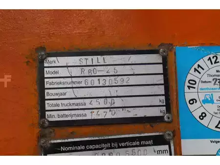 Elektro čtyřkolový VZV - Still R60-25 (26)