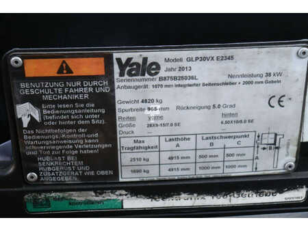 Treibgasstapler 2013  Yale GLP30VX (27)