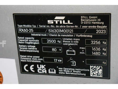 4-wiel elektrische heftrucks 2023  Still RX60-25 (25)
