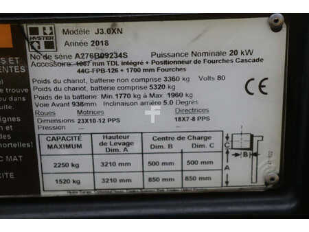 Carrelli elettrici 4 ruote 2018  Hyster J3.0XN (25)