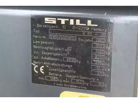 Elektrisk- 4 hjul 2002  Still R 60-30 (13)