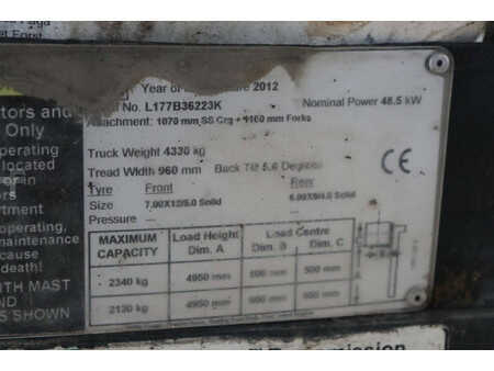 Empilhador diesel 2012  Hyster 5 EH7 (26)