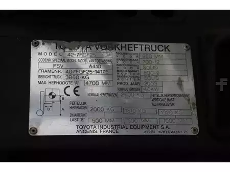 Gas truck 2003  Toyota 42-7FGF25 (30)