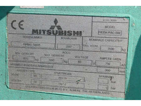 Carrelli elettrici 4 ruote 2007  Mitsubishi FB35K-PAC-80E (30)