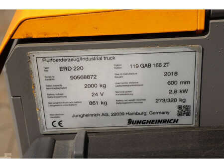 Hochhubwagen 2018  Jungheinrich ERD 220 (20)