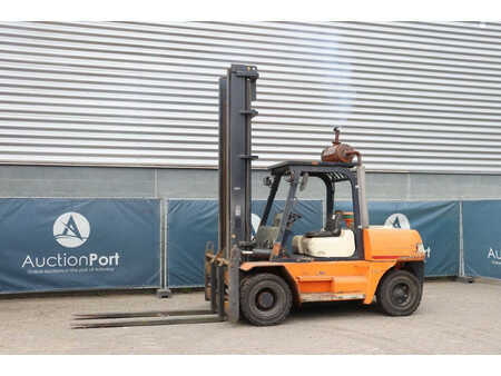 4-wiel elektrische heftrucks 1998  Halla HDF70 (1)
